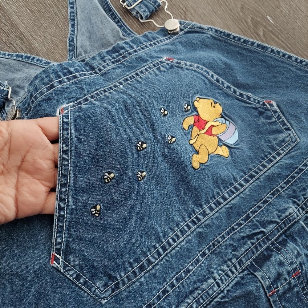 Disney Blue Women's Jeans Overalls - Picture 4 of 9